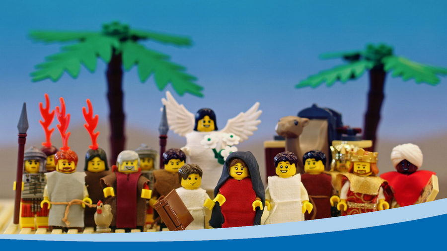 Die Lego-Ausstellung "Mit Maria unterwegs" im Domschatz Minden wird bis zum 26. Juni verlängert. Foto: PR