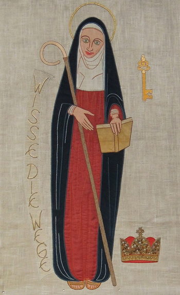 Die Heilige Hildegard von Bingen - eine Zeitgenossin von Friedrich Barbarossa - steht im Mittelpunkt eines Vortrags des Dombau-Vereins Minden. Foto: Wikipedia